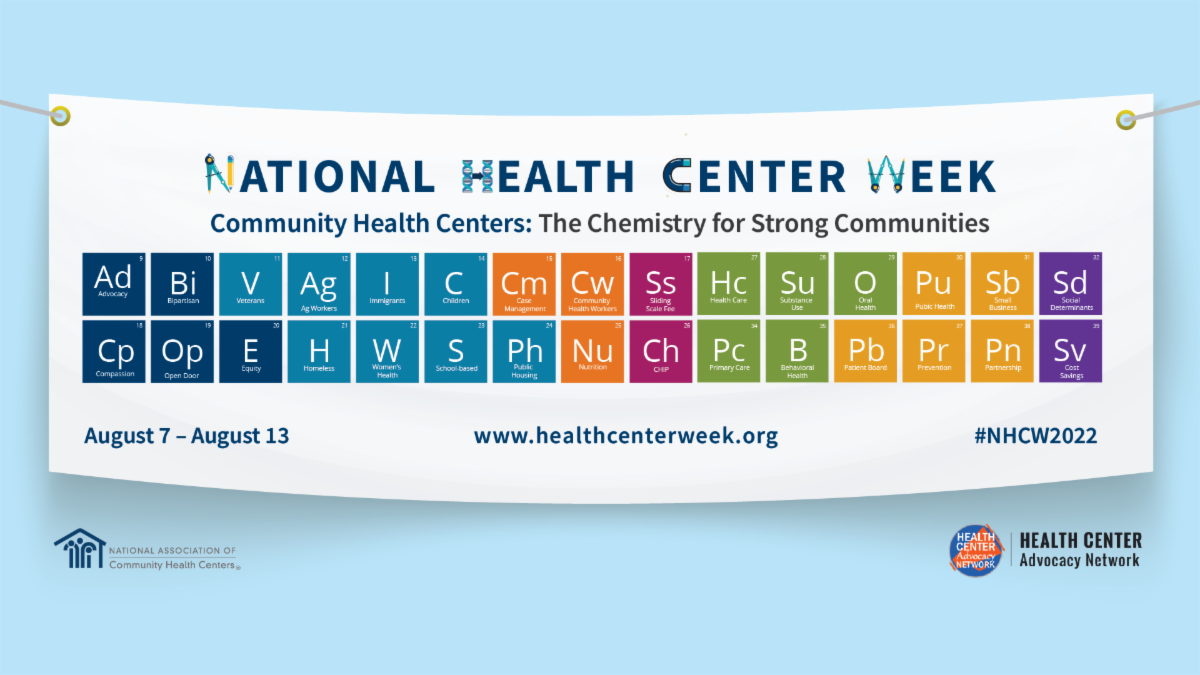 National Health Center Week 2022 Banner